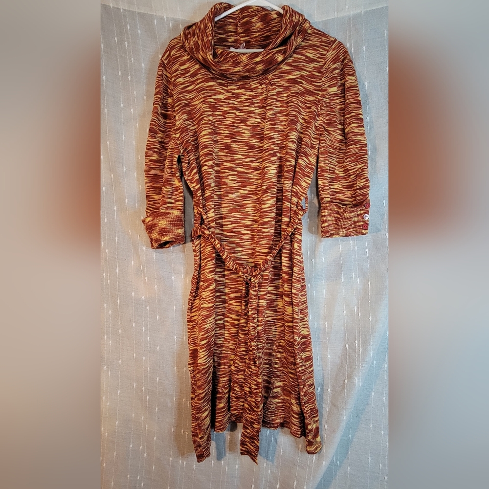 Derek Heart plus Long Sleeve Turtleneck Sweater Dress Size 3x